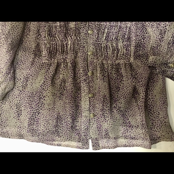 BEAUTIFUL LADIES COLDWATER CREEK CHIFFON BLOUSE - Picture 6 of 10